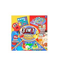 3 in 1 Family Games Night Set