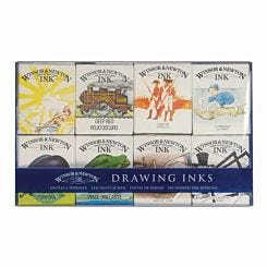 Winsor and Newton William Collection Drawing Ink Set of