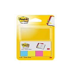 3M Post It Notes Self Markers 20x38mm Pack of 4