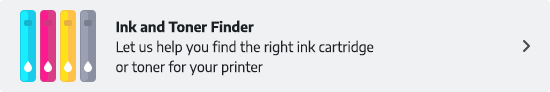 Find the right ink cartridge or toner for your printer